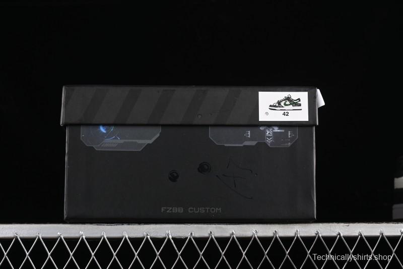 Nike Dunk Low FZBB Mechanical Theme SB Strap Low-Top Casual Sneakers - DD1391-100