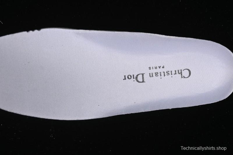 Dior Chrono Round Toe Lace-Up Lifestyle Casual Running Sneakers - 6865 BLACK WHITE