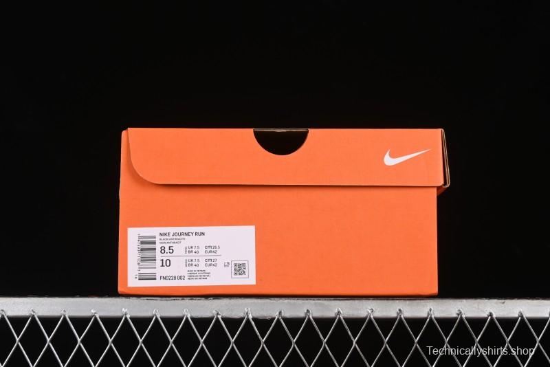 Nike Journey Run 2024 Low-Top Casual Running Shoes with Shock Absorption Anti-Slip and Wear-Resistant Design - FN0228-002