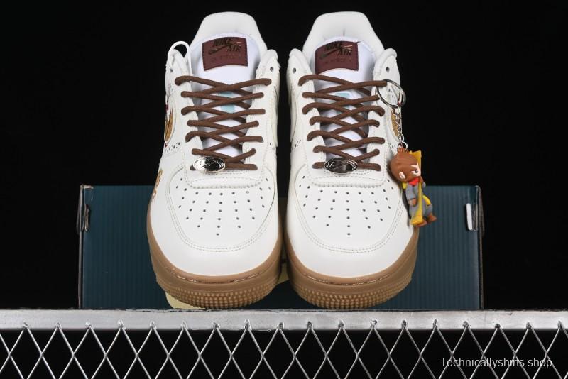 Nike Air Force 1 '07 Low "Open Cirrus" Black Myth Wukong Theme Casual Sneakers - FV3700-211