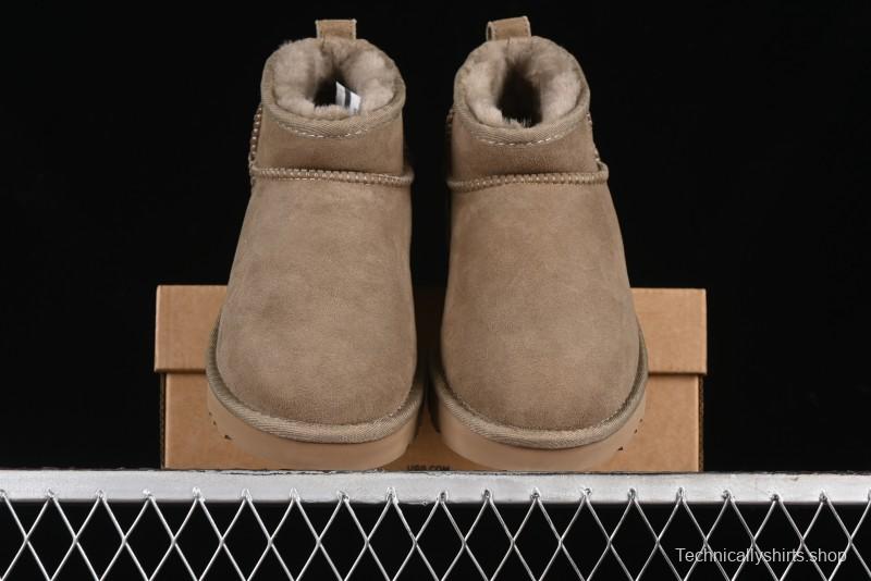 UGG Classic Ultra Mini Short Boots with Genuine Australian Sheepskin and TREADLITE Outsole - 1116109