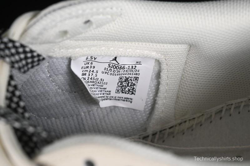 Nike Travis Scott x Fragment Design x Air Jordan 1 Low OG SP AJ1 Supreme Collaboration - SJ0086-132