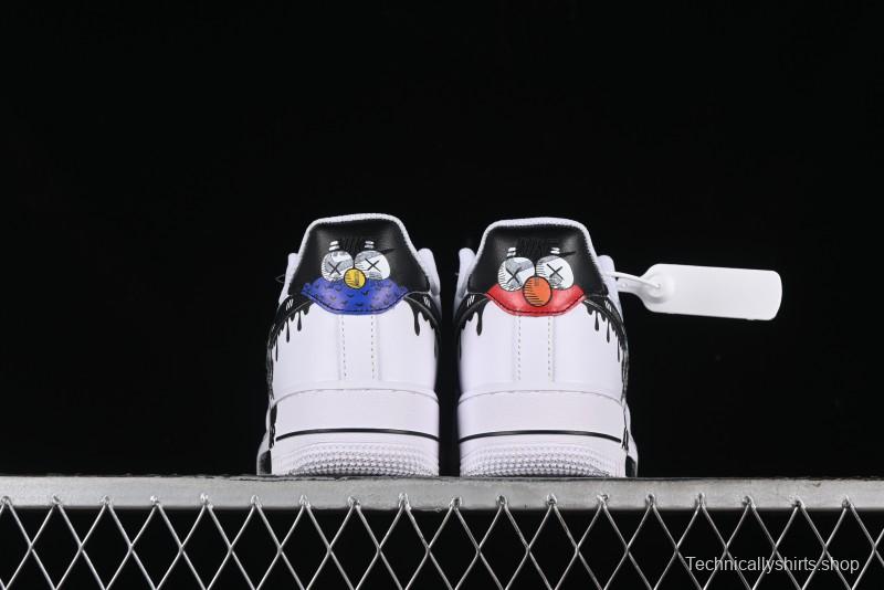 Nike Air Force 1 '07 Low Kaws Bear Collaboration Casual Sneakers - CW2288-111