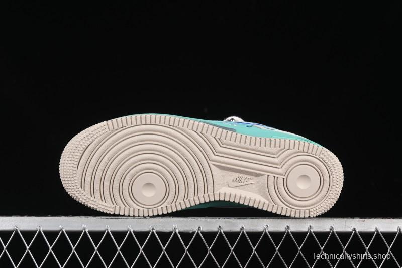 Nike Air Force 1 '07 Low x Stitch Casual Lace-Up Sneakers - DZ1328-222