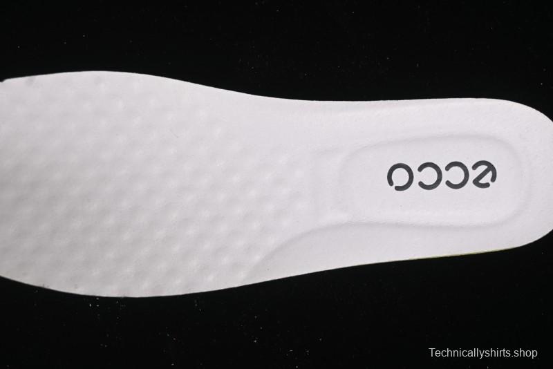 Ecco Street Light Series Autumn Height-Increasing Round-Toe Versatile Casual White Sneakers - 63311901001