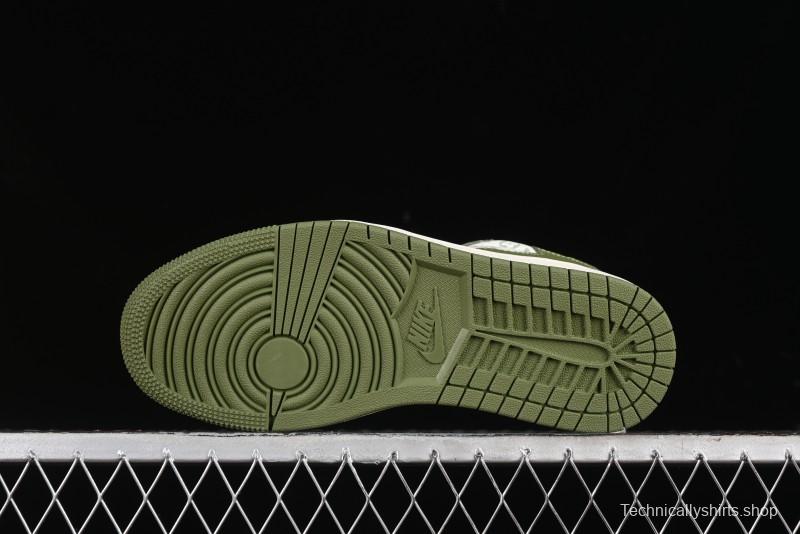 Nike Travis Scott x Fragment Design x Air Jordan 1 Low OG SP AJ1 LV Collaboration - LX1988-105