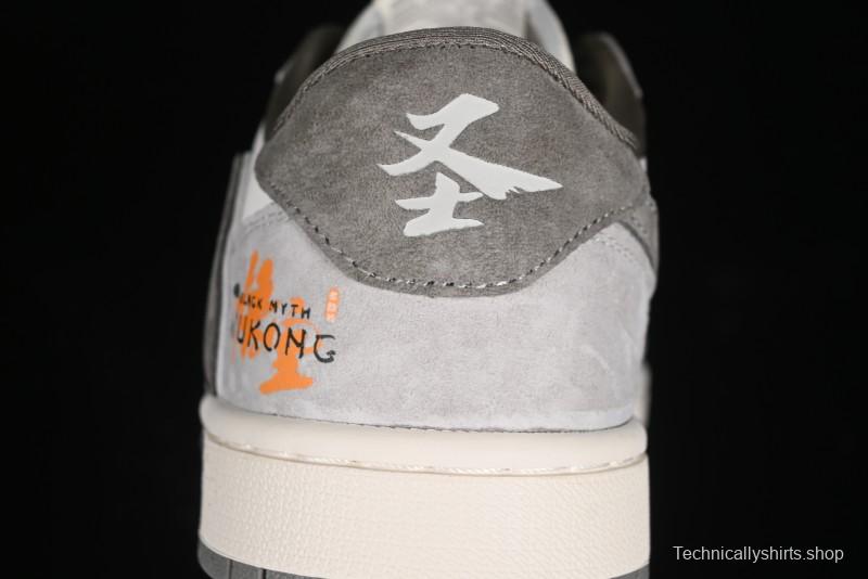 Nike Travis Scott x Fragment Design x Air Jordan 1 Low OG SP AJ1 Low-top Casual Sneakers - DM6688-610