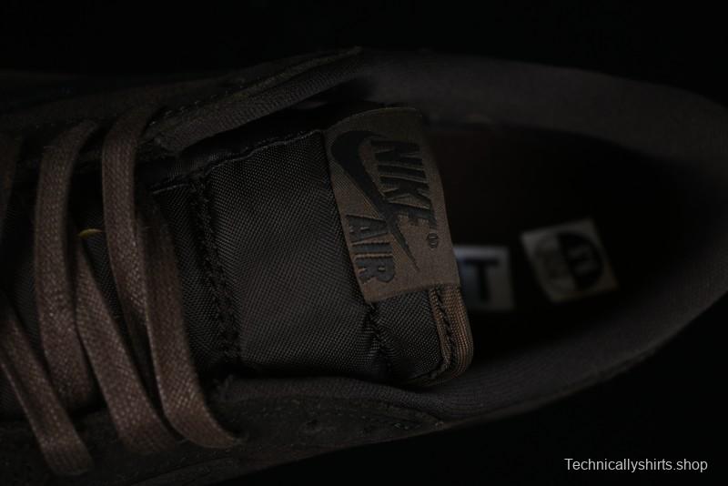 Nike Travis Scott x Air Jordan 1 Low OG AJ1 Collaboration Reverse Swoosh Sneakers - DM7866-202