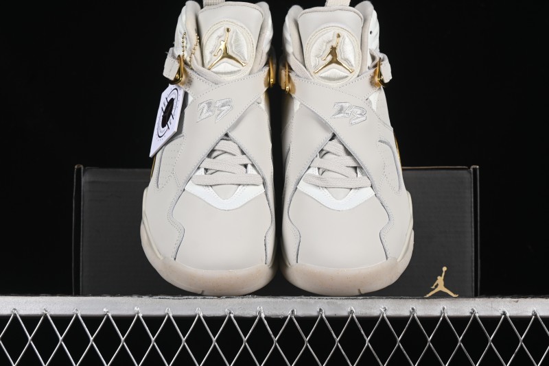 Nike Air Jordan 8 Retro "Champagne" Basketball Shoes Inspired by O'Brien Trophy - 832821-030