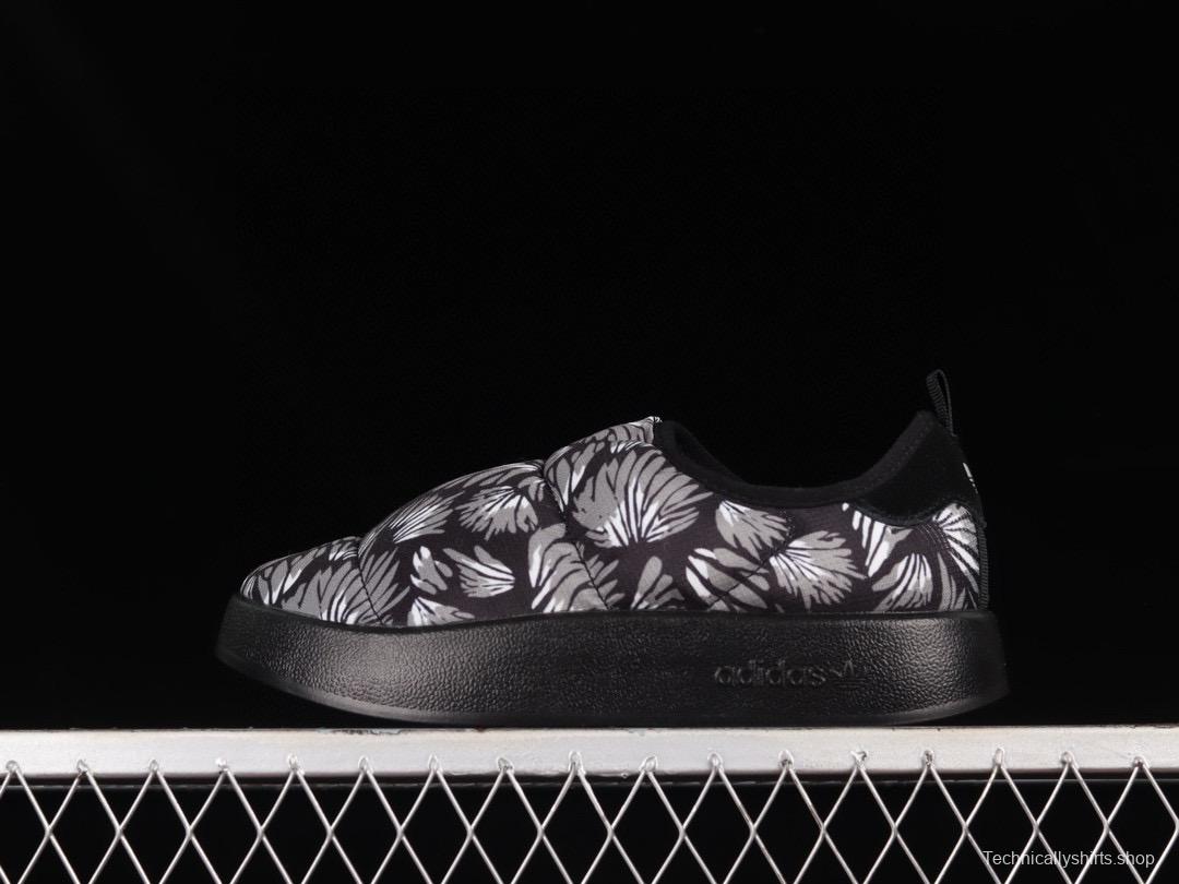 Adidas Ruffylette GX4646 Winter Slip-On Sneakers with Warm Lining - AJC3