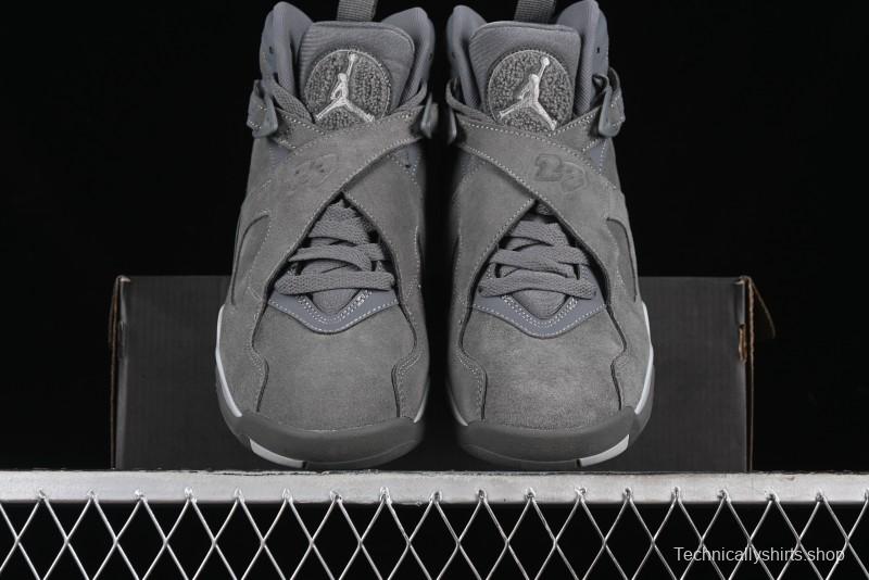 Nike Air Jordan 8 Retro "Cool Grey" Basketball Shoes - 305381-014