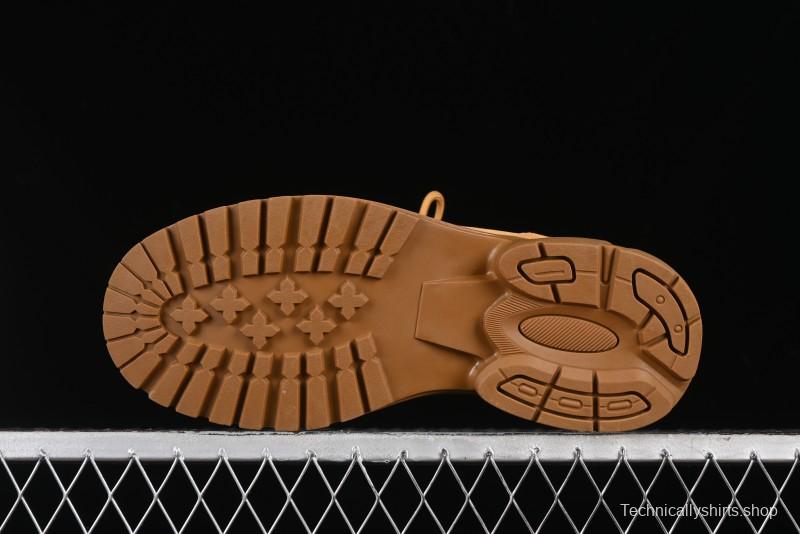 Timberland Outdoor Mid-Top Casual Martin Boots with Premium Italian Suede Leather - TB10059YELLOW