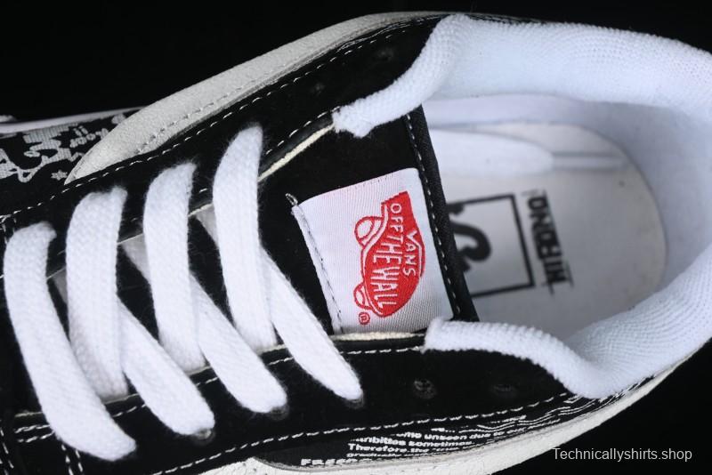 Vans HIRONO x Vans Knu Skool Bubble Mart Xiao Ye Graffiti Low-Top Casual Skate Shoes - VN0009QWFGI