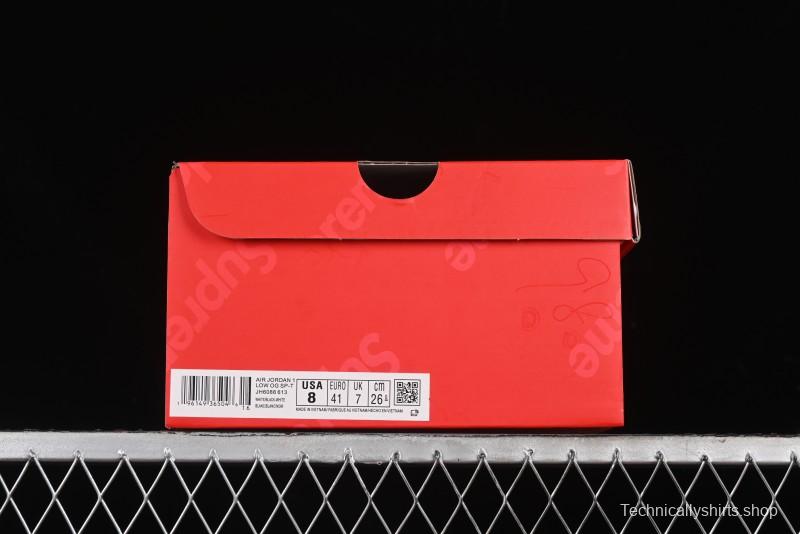 Nike Travis Scott x Fragment Design x Air Jordan 1 Low OG SP AJ1 Supreme Collaboration - JH6088-613