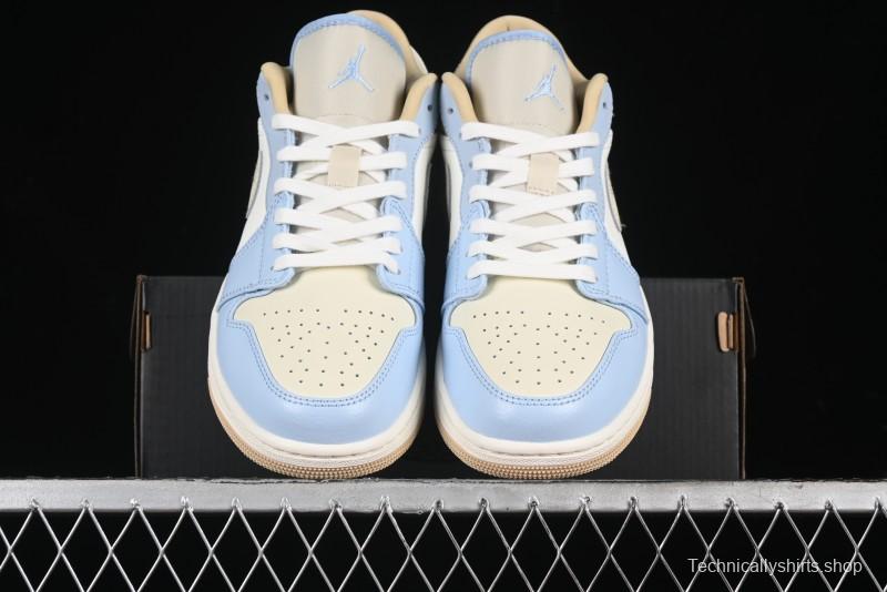 Nike Air Jordan 1 Low OG AJ1 White Brown Low Top Casual Basketball Shoes - HQ4186-111