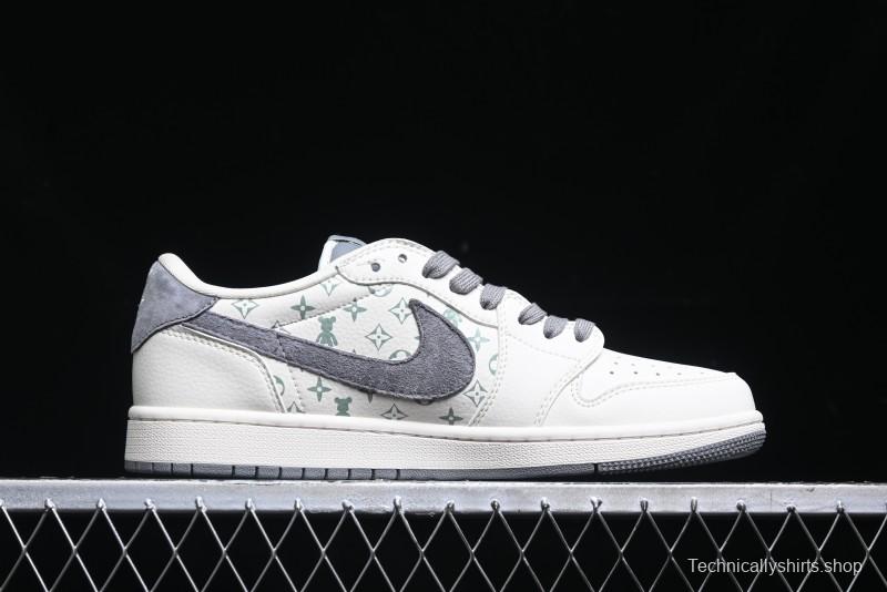 Nike Travis Scott x Fragment Design x Air Jordan 1 Low OG SP AJ1 Sneakers - SJ2068-111