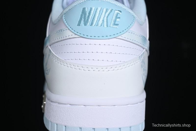 Nike Dunk Low Year of the Dragon Limited Edition Imperial Blue and White Porcelain Low-Top Casual Sneakers - DV0833-104