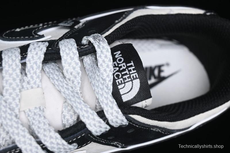 Nike SB Dunk Low The North Face Series - High Gloss Black Swoosh Anniversary Custom Low-Top Casual Skate Shoes - DJ2024-047