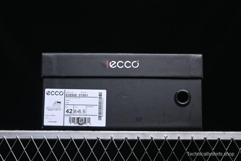 ECCO Cool Series Workwear Leather Anti-Slip Platform Chelsea Boots - 63890801001