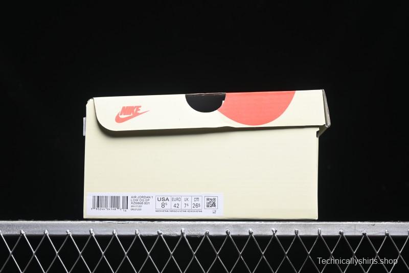 Nike Travis Scott x Fragment Design x Air Jordan 1 Low OG SP AJ1 Retro Sneakers - XZ6868-001
