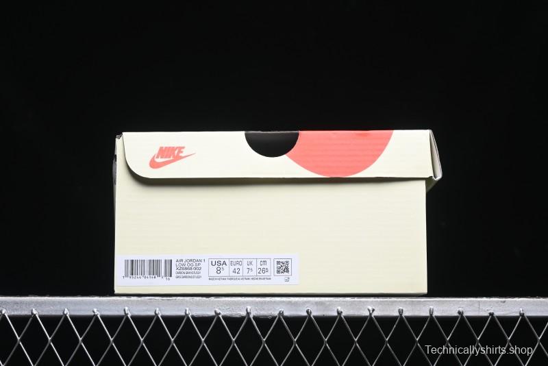 Nike Travis Scott x Fragment Design x Air Jordan 1 Low OG SP Casual Sneakers - XZ6868-002