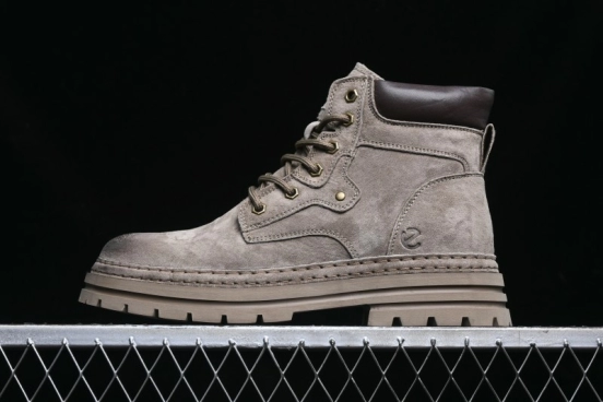 ECCO Cool Series Workwear Leather Anti-Slip Platform Chelsea Boots - 63890801001