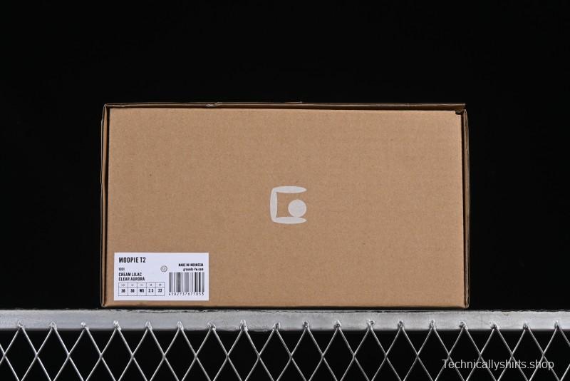 Grounds Big Bubble High Platform Sneakers in Cream Lilac - AJE5