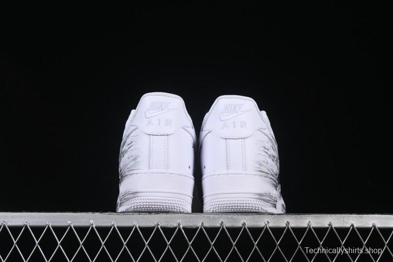 Nike Air Force 1 '07 Low Casual Sneakers with Chinese Ink Painting Design - ZH0316-062
