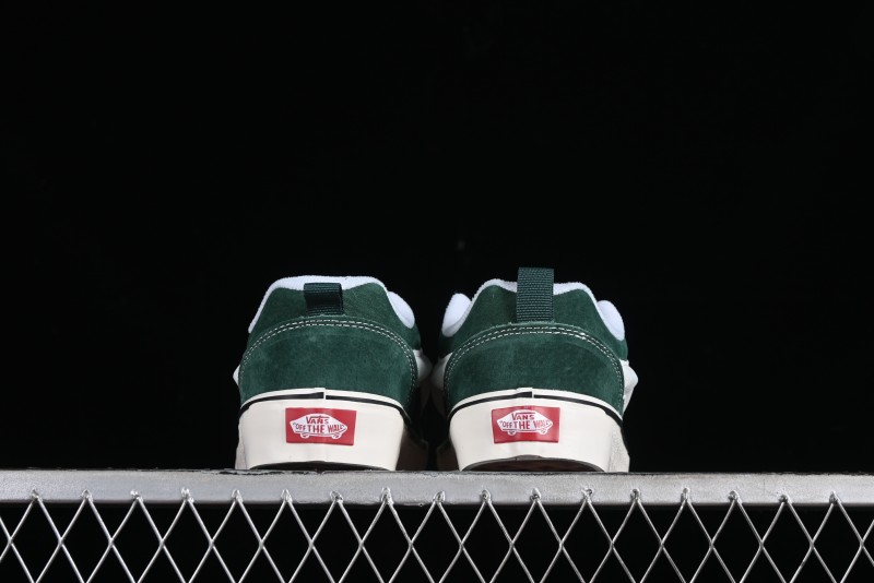Vans Classics Knu Skool Green Platform Sneakers - VN0AUAK374