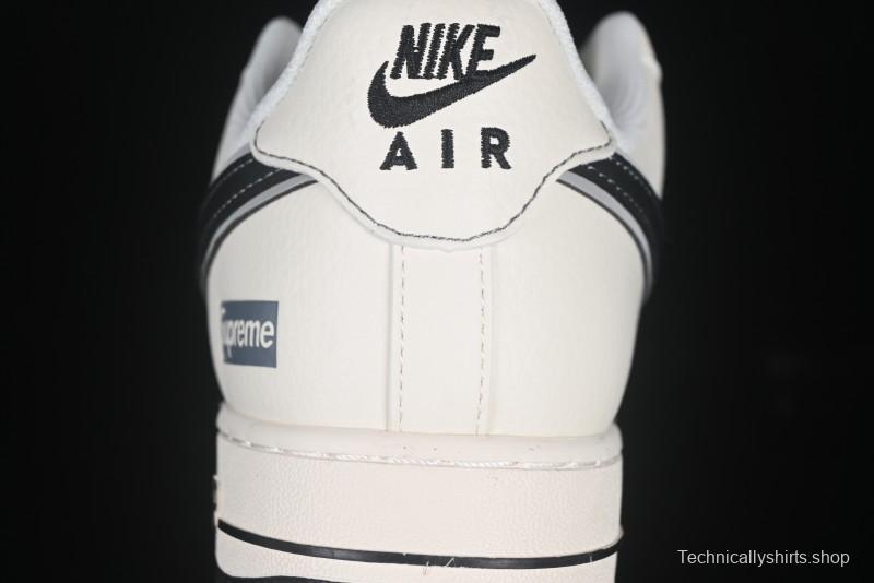 Nike Air Force 1 '07 Low Supreme Collaboration Two-Tone Beige Low-Top Casual Sneakers - XZ6188-362
