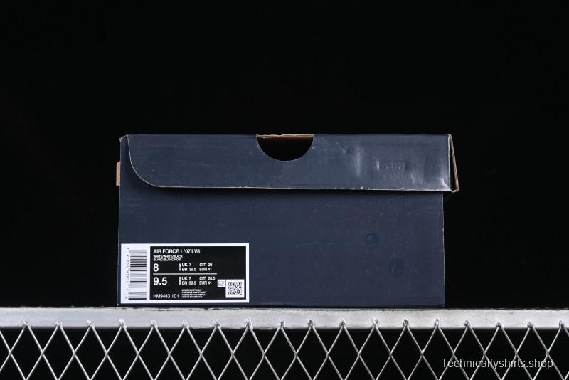 Nike Air Force 1 '07 Low Casual Sneakers with Full-Length Air Cushion - HM9483-101