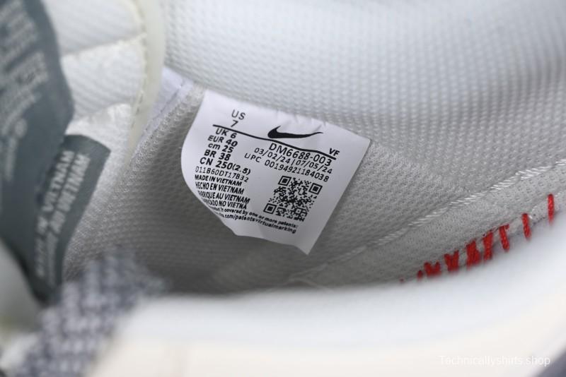 Nike Air Force 1 '07 Low Stussy Collaboration Beige Grey Embroidered Swoosh Low-Top Casual Sneakers - DM6688-003