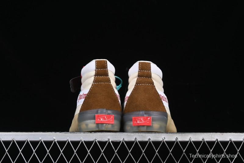 Palm Angels x Vans Sk8-Mid Mid-Top Casual Skate Shoes with Vintage-Inspired Design - VN000CRPGRN