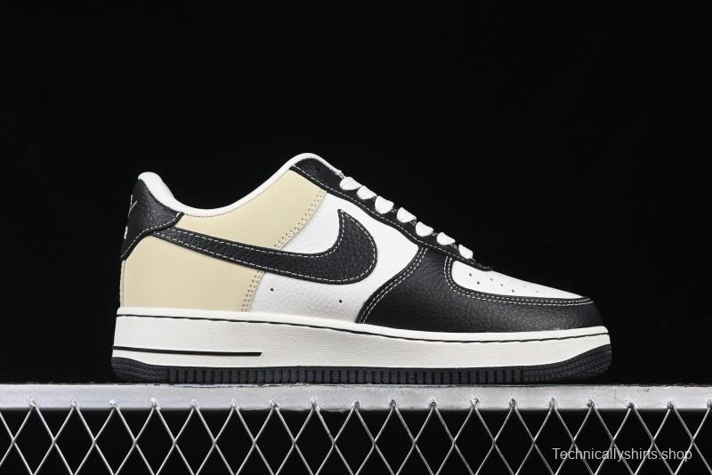 Nike Air Force 1 '07 Low The North Face Collaboration - Black Leather Low-Top Casual Sneakers - CH6336-513