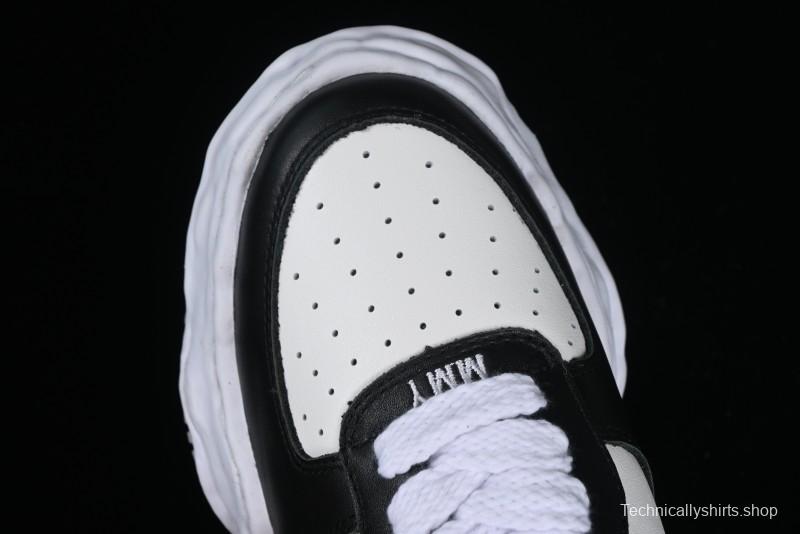 MMY Wayne Original Sole Leather Low Sneaker with Deconstructed Ice Cream Sole - W.E5