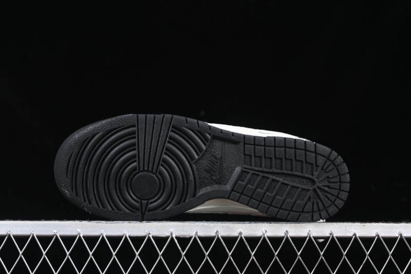 Nike SB Dunk Low Stussy Collaboration Zebra Black White Swoosh Anniversary Custom Low-Top Casual Skate Shoes - DJ2024-060