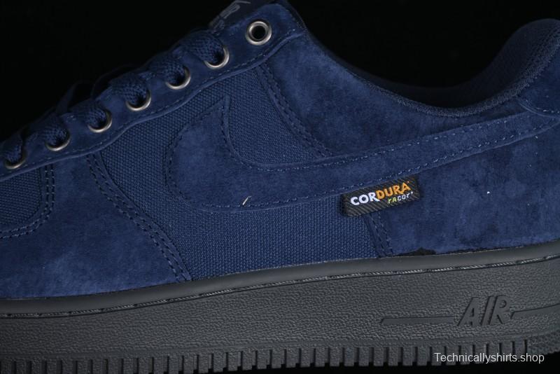 Nike Air Force 1 '07 Low Casual Sneakers in Light Blue with Full-Length Air Cushion - HQ3822-400