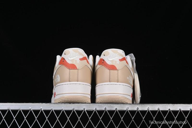 Nike Air Force 1 '07 Low The North Face Collaboration Casual Sneakers in Milk Tea - DM6688-048