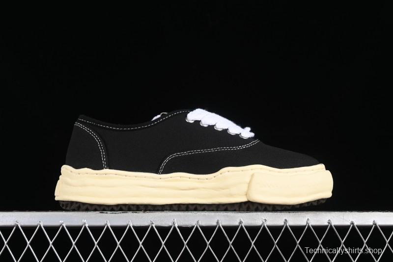 Wayne Original Sole Leather Low Sneaker with Deconstructed Ice Cream Sole - W.E5