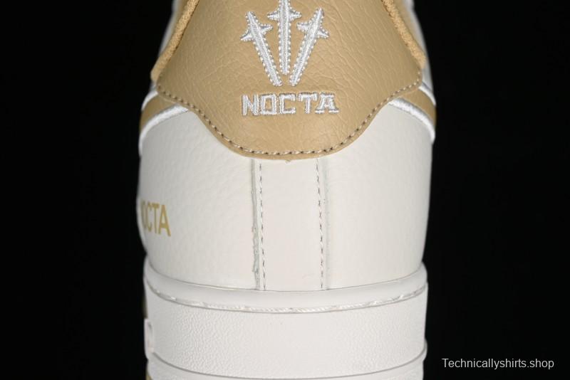 Nike Nocta x Nike Air Force 1 '07 Low Casual Sneakers with Reflective Details and Full-Length Air Cushion - NO0224-028