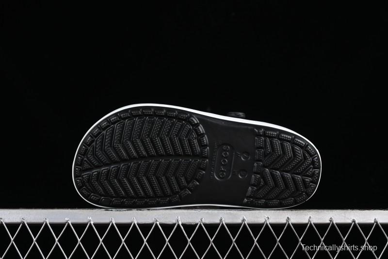 Crocs Crocband Platform Rainbow Comfortable Thick-Soled Clogs - B.D4