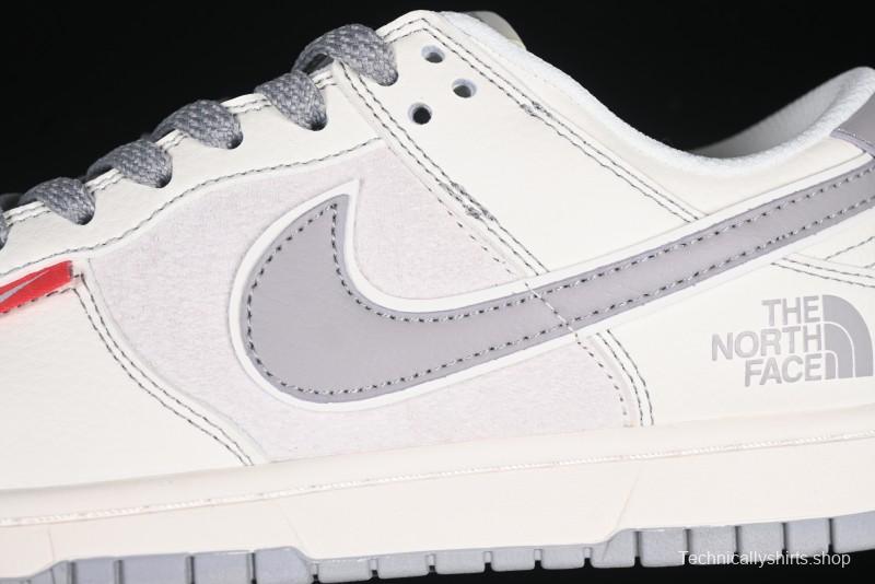 Nike SB Dunk Low The North Face Collaboration Anniversary High-End Custom Low-Top Casual Skate Shoes - BB7518-015
