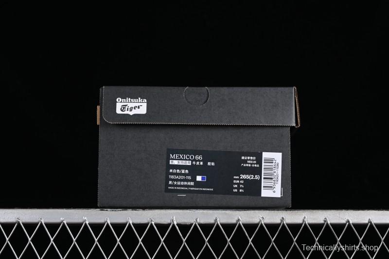 Onitsuka Tiger Mexico 66 Low-Top Leather Casual Running Shoes - 1183A201-115