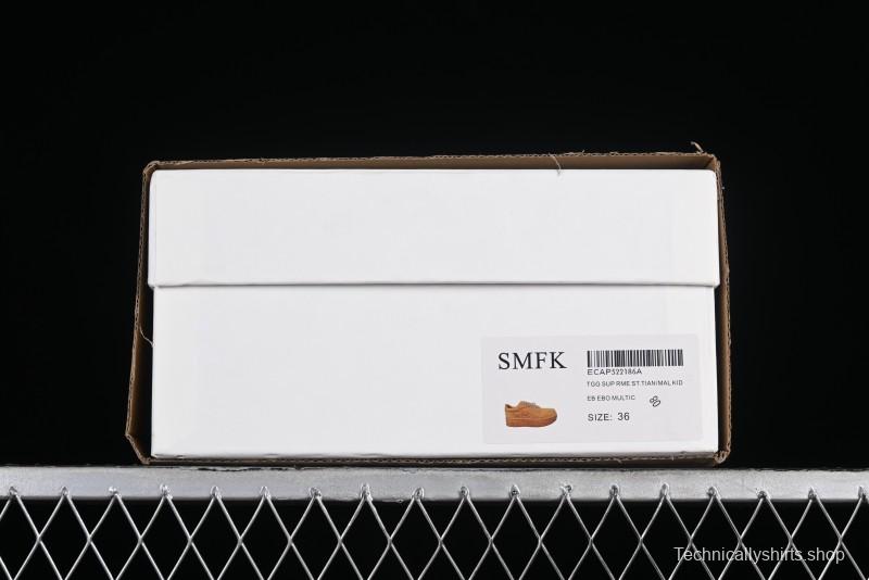 SMFK Comfortable Chunky Sole White Sneakers - T.D4