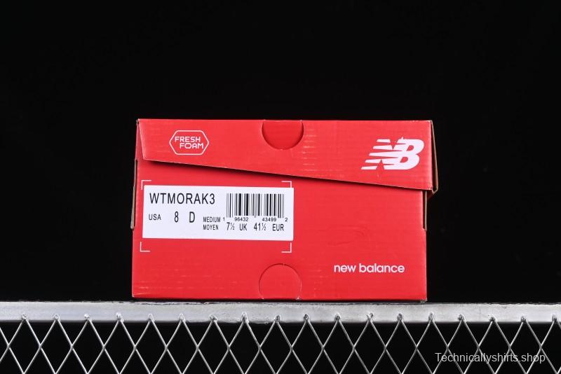 New Balance Fresh Foam X More V3TDS Low-Top Running Shoes with Durable Anti-Slip Design - WTMORAK3