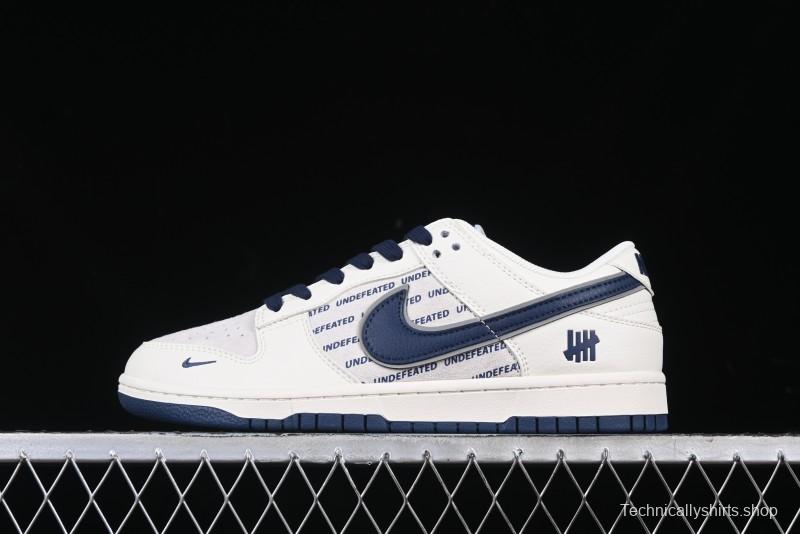 Nike SB Dunk Low UN Collaboration - Dark Blue Anniversary High-End Custom Low-Top Casual Sneakers - XX2026-666