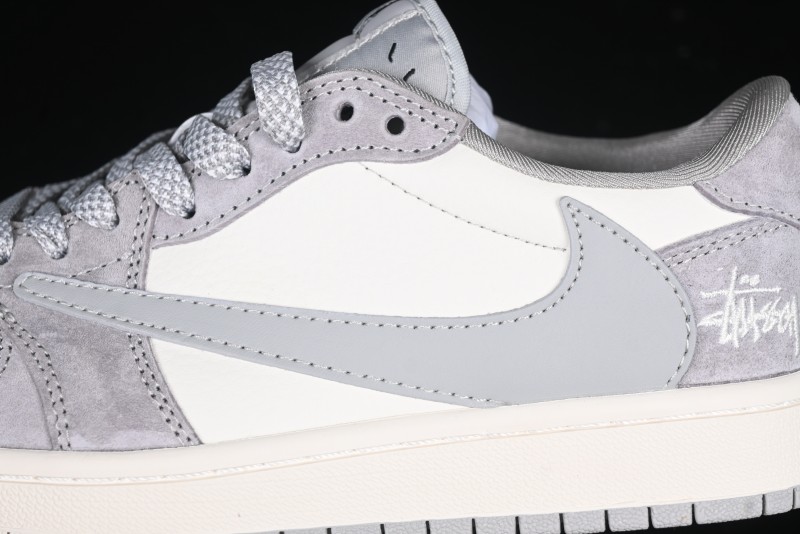 Nike Travis Scott x Fragment Design x Air Jordan 1 Low OG SP AJ1 Retro Sneakers - SJ2068-132