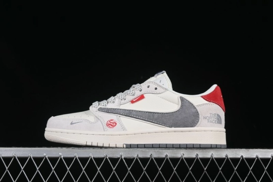 Nike Travis Scott x Fragment Design x Air Jordan 1 Low OG SP AJ1 Low Top Casual Sneakers - SJ2068-145