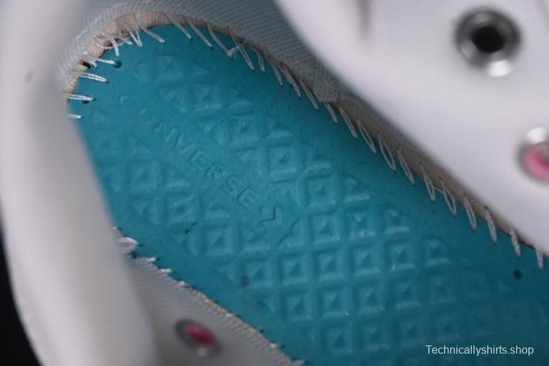 Converse Chuck 70 High Top Platform Sneakers in Pink Color Block Design - A14825C