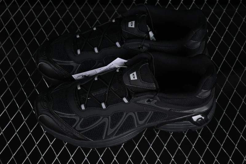 Salomon XT-Wings 2 All-Black Trail Running Sneakers - Sleek Performance and Style